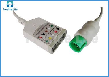 Medical Spare Parts Spacelabs 700-0008-07 ECG Monitor Cable with AHA IEC color code
