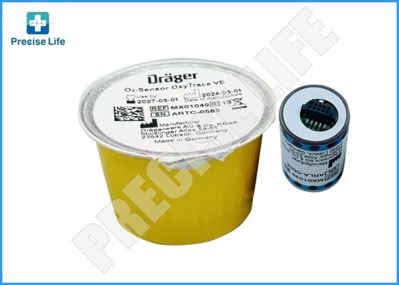 चिकित्सा स्पेयर पार्ट्स मूल Drager MX01049 O2 सेंसर, ऑक्सीट्रेस VE MX01049 ऑक्सीजन सेंसर